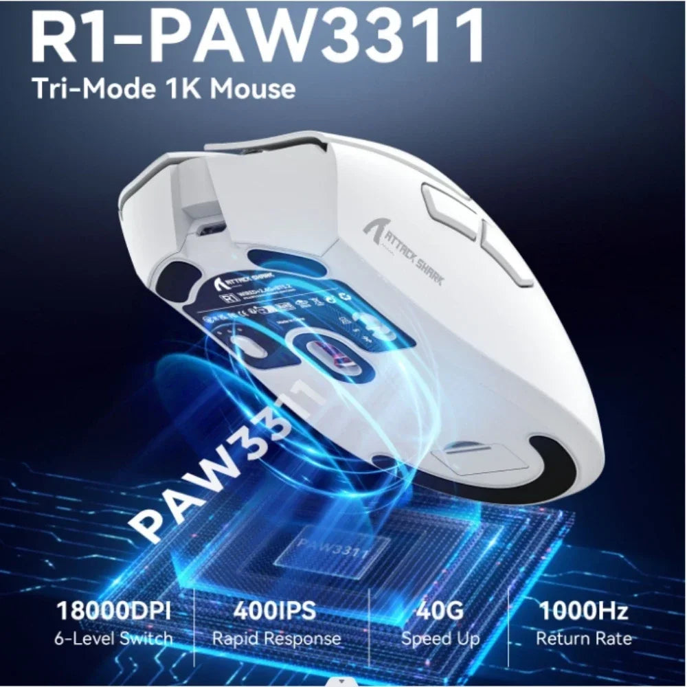 Attack Shark R1 Wireless Gamer Mouse